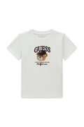 Guess T-shirt dziecięcy bawełniany biały N6YI13 K3801