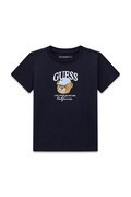 Guess T-shirt dziecięcy bawełniany granatowy N6YI13 K3801