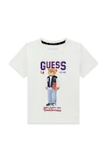 Guess T-shirt dziecięcy bawełniany biały N6YI05 K3792