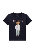 Guess T-shirt dziecięcy bawełniany granatowy N6YI05 K3792