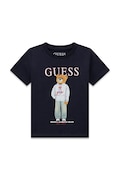Guess T-shirt dziecięcy bawełniany granatowy N6YI05 K3792