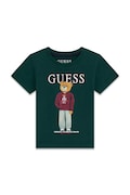 Guess T-shirt dziecięcy bawełniany zielony N6YI05 K3792