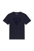 Guess T-shirt dziecięcy bawełniany granatowy L6YI22 K3755