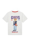 Guess T-shirt dziecięcy bawełniany biały L6YI19 K3750