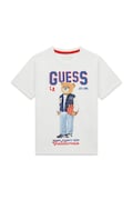 Guess T-shirt dziecięcy bawełniany biały L6YI19 K3750