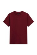 Guess T-shirt dziecięcy bawełniany bordowy L5RI36 K8HM4