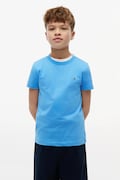Tommy Hilfiger T-shirt dziecięcy bawełniany niebieski KB0KB06879.128.176.9BY2