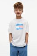 Tommy Hilfiger T-shirt dziecięcy bawełniany biały KB0KB10546.128.176.9BY2