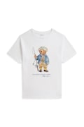 Polo Ralph Lauren detské bavlnené tričko biele 323B18890002