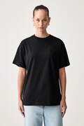 Iceberg T-shirt damski bawełniany czarny FR04 6325