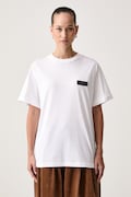 Iceberg T-shirt damski bawełniany biały FR05 6325