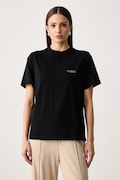 Iceberg T-shirt damski bawełniany czarny FR05 6325