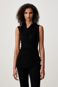 Rick Owens Lilies Magnetic top z wiskozy damski czarny LI02F2107.RV