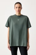 Nike Sportswear T-shirt oversize damski bawełniany Classic szary IH7601.303