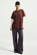 Nike Sportswear T-shirt oversize damski bawełniany Classic brązowy IH7601.658
