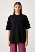 Nike Sportswear T-shirt oversize damski bawełniany czarny IO7464.010
