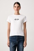 Guess Jeans tricou pentru femei cu bumbac alb W6BI03 K5295