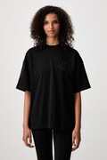 WRSTBHVR REED V3 T-shirt bawełniany damski czarny U1026TT