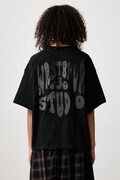 WRSTBHVR FLYNN V2 T-shirt bawełniany damski czarny U1026TT