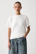 Eleh T-shirt basic damski z modalem beżowy EFW260244