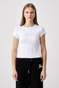 Juicy Couture tričko dámske s viskózou OLD GOTHIC JUICY BABY biele JCWCT226326
