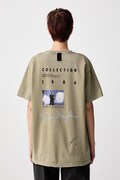MUGLER T-shirt bawełniany damski zielony 26F3TS01286032