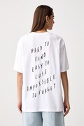 Karl Lagerfeld Jeans t-shirt γυναικείο βαμβακερό x Pietro Terzini λευκό B4W17076