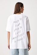 Karl Lagerfeld Jeans t-shirt γυναικείο βαμβακερό x Pietro Terzini λευκό B4W17076