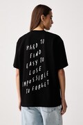 Karl Lagerfeld Jeans t-shirt γυναικείο βαμβακερό x Pietro Terzini μαύρο B4W17076