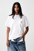 Carhartt WIP Pocket Small Heart T-Shirt bawełniany damski biały I037166