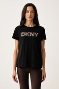 DKNY T-shirt damski z bawełną czarny DP6T1830