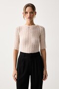 Max&Co. bluzka damska koronkowa ALFIO beżowa 2626946011200