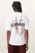 AllSaints T-shirt oversize damski bawełniany VALEN ETTA TEE biały W053JF