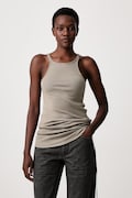 Rick Owens DRKSHDW Racer Back Tank top cotton women's gray DS02F6119 RN