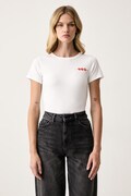 HUGO tricou pentru femei din bumbac Deloris_6 alb 50571888