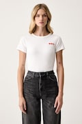 HUGO tricou pentru femei din bumbac Deloris_6 alb 50571888