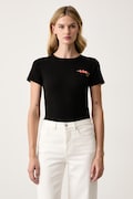 HUGO tricou pentru femei din bumbac Deloris_6 negru 50571888