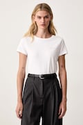 BOSS Orange t-shirt γυναικείο βαμβακερό C_Elove_6 λευκό 50571415
