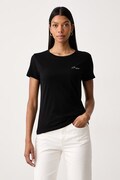 BOSS Orange T-shirt damski bawełniany C_Elove_6 czarny 50571415
