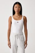 Tommy Hilfiger top pentru femei din bumbac cu elastan pachet de 3 alb UW0UW06658