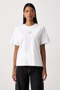 BOSS T-shirt damski bawełniany Eharpa5 biały 50571261