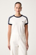 adidas Originals T-shirt damski z wiskozą biały KS9952