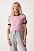 adidas Originals T-shirt damski z bawełną różowy KS4776