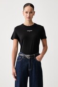Tommy Jeans T-shirt damski z bawełną czarny DW0DW23527