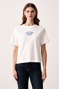 Tommy Hilfiger T-shirt damski bawełniany biały WW0WW52365