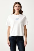 Tommy Hilfiger T-shirt damski bawełniany biały WW0WW52365