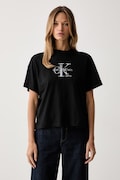 Calvin Klein Jeans tričko dámske bavlnené čierne LV047H802G