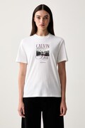 Calvin Klein Jeans T-shirt damski bawełniany biały LV047H804G