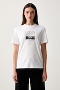 Calvin Klein Jeans T-shirt damski bawełniany biały LV047H804G