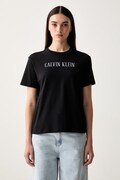 Calvin Klein Jeans T-shirt damski bawełniany czarny LV047H803G